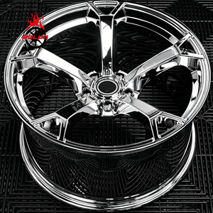 ล้อแม็กซ์ Bolun Forged Custom ขนาด <span class=keywords><strong>17</strong></span> 18 19 20 นิ้ว รุ่น <span class=keywords><strong>Nismo</strong></span> V1 สีโครเมียม สำหรับรถยนต์นิสสัน 300z 350z 370z อินฟินิตี้ Q50 Q60 G35 G37 5x114.3 - Product Image 3