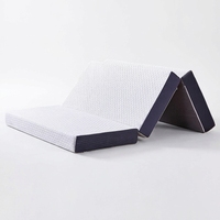 Matelas pliable à trois volets, portable, multi-usages, pour invités, pour dormir au sol, canapé-lit