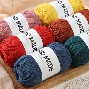 2mm d'épaisseur moyenne tissé à la main bricolage sac-enveloppé vacances plage tricot brin haute ténacité 100% <span class=keywords><strong>coton</strong></span> teint <span class=keywords><strong>fil</strong></span> - Product Image 5
