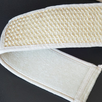 Sangle double face personnalisée en sisal naturel épurateur de corps retirer la peau morte Massage longue ceinture de sangle de bain