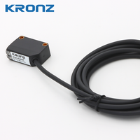 Sensor Fotoeléctrico Láser Anti-interferencias KRONZ Industrial NPN, Rango de Detección 40-200mm, 12-24VDC, IP67, Indicador LED, Metálico