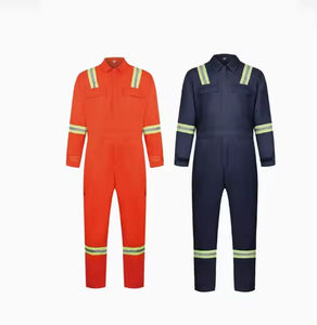 Overol Térmico de Algodón Blanco, <span class=keywords><strong>Ropa</strong></span> de Trabajo de Alta Visibilidad, Venta al por Mayor, <span class=keywords><strong>Ropa</strong></span> de Trabajo Protectora Resistente al Fuego de Manga Larga - Product Image 4