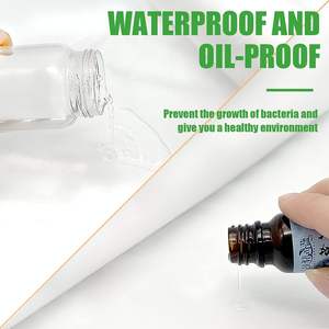 Draps de table de <span class=keywords><strong>massage</strong></span> jetables et housses de repose-tête ajustées, blanc - Product Image 6