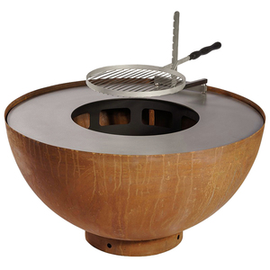 เตาย่างบาร์บีคิวในสวนหลังบ้านพร้อมกล่องรมควันเพื่อเพิ่มรสชาติ - Product Image 1