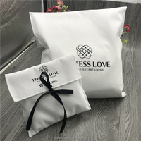 Tas Hadiah Pernikahan Beludru Kustom, Tas Sambutan Hotel, Amplop Beludru Putih, Tas Aksesoris Rambut, Sisir, Kacamata, Perhiasan