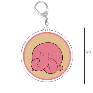 2Spot Wholesale Porte-clés pendentif en acrylique avec expression d'octopus amusante, petits cadeaux tendance pour le campus - Product Image 4