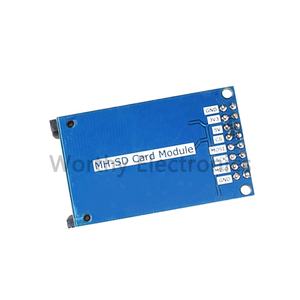 Componentes eléctricos interfaz SPI tarjeta SD socket chip mini lector de tarjetas TF tarjeta SD Módulo de lectura y escritura MCU - Product Image 3