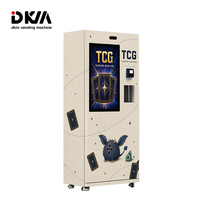 Distributeur automatique DKM autonome grande capacité pour cartes à collectionner avec distribution par élévateur et écran tactile 32 pouces