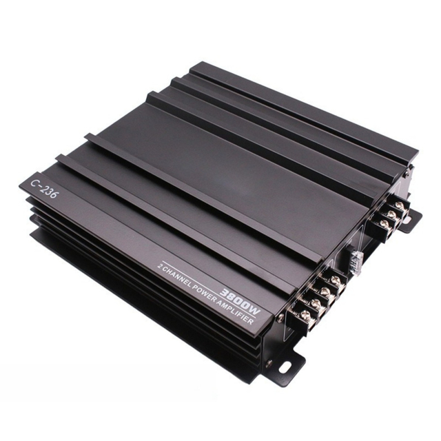 Two Channel Car Amplifier C-236 Audio Modification 2*40W Two-Way Car Amplifier