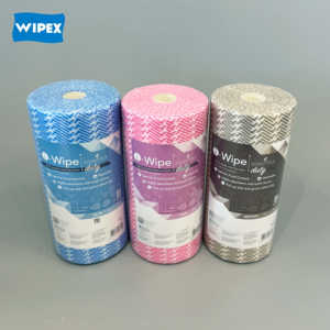 Japan Market Mult-popurse Wavy Pattern Spunlace Wipe Serviette à vaisselle non tissée Serviette à vaisselle jetable J Chiffon <span class=keywords><strong>Lingettes</strong></span> de nettoyage de cuisine - Product Image 1