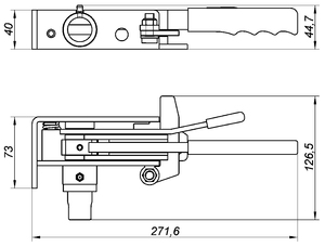 Attache latérale robuste pour remorque de camion - Fixation en acier inoxydable antirouille pour remorques et camions - Product Image 2
