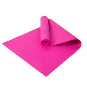 SHENGDE stampa personalizzata sottile PVC Yoga tappetino alta qualità colori Fitness Premium a buon mercato disponibile in bianco e nero