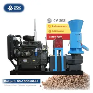 Widely Used Cheap Flat Die Diesel Electric PTO Poultry Small Animal Livestock Feed Mill for Making Processing Chicken,Cow,Pig