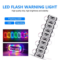 Pabrik Langsung Menjual Modul LED Devil-eye Model Pendek 12V/24V; Modul Lampu Sein Samping untuk Truk dan Sepeda Motor