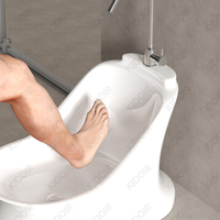 Kidoir 2025 nouveau design Wc Wudu mosquées Wudhu douche lave-pieds lavage prière musulmane Wudu pieds lavabos ablution évier