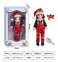 Boneka Fashion Gadis Cantik 30cm, Bahan Silikon & Vinyl Lembut, Ukuran 12 Inch, Model Baru