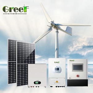 Système hybride complet 10kW 50kW 100kW pour raccordement au réseau, éolien et solaire haute efficacité 6kW 8kW pour la maison - Product Image 6