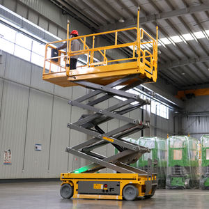 Nuevo CE 4m 6m 8m 10m 12m 14m 16m 18m Plataforma de trabajo aéreo elevador de andamio eléctrico elevador de tijera hidráulica para vehículos sobre orugas - Product Image 4