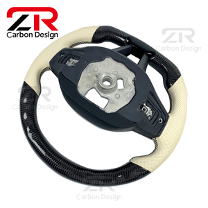 Volant sport personnalisé en cuir véritable avec LED et fibre de carbone pour <span class=keywords><strong>BMW</strong></span> M340i G22 G42 G29 G20 G21 G23 G26 G80 G81 LCI - Product Image 6