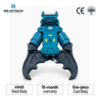 Cisaille hydraulique hybride We-Attach WC08D-CC 6-13T de type CC à double mâchoire, lames allongées, valve à haut débit, garantie 1 an, cisaille de démolition