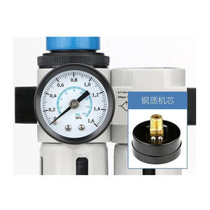 Filtre pneumatique double unité FEST HFC FRC-D-MINI/MIDI 1/4 & 1/2, résistant à la pression de 16 kg - Product Image 1