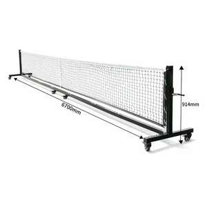 Tournament-grade heavy-duty pickleballnet met verstelbare, verplaatsbare en aanpasbare pickleballpalen - Product Image 4