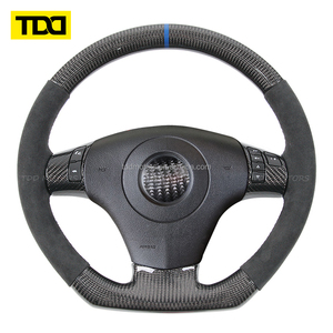 พวงมาลัยคาร์บอนไฟเบอร์แท้ TDD สำหรับ Chevrolet Corvette C6 ZR1 Z06 ปี 2006 2007 - Product Image 1