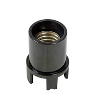 Nuevos Portalámparas de Baquelita Personalizables 1A 250V E17, Base de Lámpara Edison con Rosca, Base de Luz LED para Lámpara de Pie