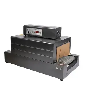 BS4020 Plastic film heat tunnel shrink packing machine carton box film wrapping shrink packing machine for sale