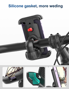 Support <span class=keywords><strong>de</strong></span> téléphone pour <span class=keywords><strong>vélo</strong></span> Lsen nouvelle génération avec base à molette améliorée, adapté aux VTT et vélos <span class=keywords><strong>de</strong></span> route - Product Image 5