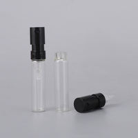 Botol Parfum Mini Kosong Bulat 2ml Grosir Mewah, Botol Parfum Semprot Kaca Bening