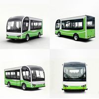 DAOD Nouveau minibus électrique personnalisé 17 places, batterie au lithium fer phosphate, autonomie 100~250 km, conception OEM/ODM pour navette de passagers
