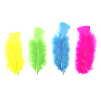 Plume de dinde plate pour bricolage artisanat cheveux Costume accessoire de pêche matériel de montage de mouches ornement capteur de rêves frange décor