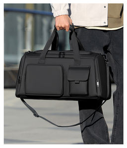 กระเป๋าเดินทางแบบพับได้ผ้าอ๊อกซ์ฟอร์ดมีซิปแบบพกพาน้ำหนักเบาแนวย้อนยุคสำหรับเล่นกีฬากันน้ำความจุสูงออกแบบได้ตามที่ต้องการ - Product Image 5