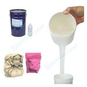 Economische borstelbare tin-uithardende <span class=keywords><strong>RTV</strong></span>-<span class=keywords><strong>silicone</strong></span> voor verticale oppervlakken en grote sculpturen, vloeibare tweedelige gietkwaliteit - Product Image 4