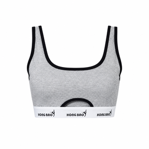 Canotta Sportiva Unisex Personalizzabile con LOGO, Senza Cuciture, Casual, Compressiva, Traspirante, Senza Ferretto, di Supporto, Stile Tomboy - Product Image 2