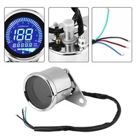 Speedometer Digital multifungsi, Odometer Tachometer & pengukur tingkat bahan bakar untuk sepeda motor tahan air RPM Meter
