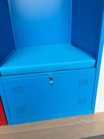 LAKSHYO Nouvelle Arrivée Armoire de Rangement Métallique pour Vestiaire en Acier Laminé à Froid, pour Vêtements de Sport et Matériel de Football