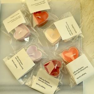 Bougies chauffe-plat artisanales sans fumée ni odeur, petites, économiques, pour une ambiance romantique, durée de combustion de 4 heures - Product Image 1