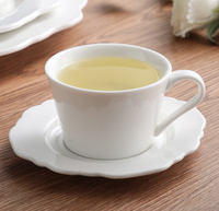 Assiettes de dîner rondes en céramique blanche écologiques, modernes, en porcelaine fine et durable, pour mariage et restaurant