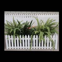 Longjie New Design Weiß Outdoor Dekorative Kunststoff PVC Blumenbeet für den Garten