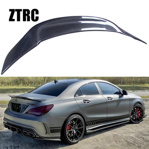 For W117 C117 R Style Carbon Fiber <b>Rear</b> <b>Spoiler</b> Trunk Wing 2013-2019 - Product Image 1