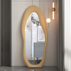 Miroir mural décoratif en bois hétéromorphe pour chambre de fille moderne personnalisée 2025 - Product Image 3