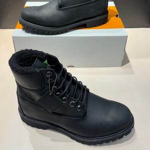 Nouvelles Bottes de Luxe Personnalisées 2026 pour Homme – Chaussures de Randonnée et de Sécurité en Cuir Véritable Noir, Confortables et Imperméables pour l'Hiver - Product Image 3