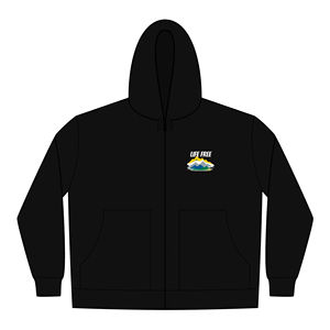 Giacca Vintage 'Live Free' Ricamata in Denim e Pelle Rivestita, Taglia XS, Reversibile, con Chiusura a Cerniera, Modello Senza Cuciture - Product Image 1