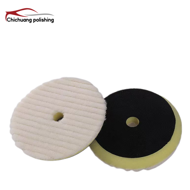 Horizontal grain polishing wheel