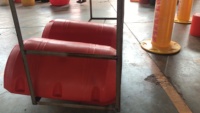 Bouées flottantes carrées en HDPE Flotteurs de tuyaux de dragage personnalisables Barrières durables Couleurs personnalisées Tailles offertes