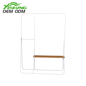 Estante <span class=keywords><strong>de</strong></span> madera y Metal para exhibir <span class=keywords><strong>ropa</strong></span> <span class=keywords><strong>de</strong></span> niños, piso blanco, tienda <span class=keywords><strong>de</strong></span> nuevo diseño - Product Image 2