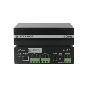 2*30W POE Power Digital Professional High Power Audio Amplifiers Dante Network Amplifier with 2-channel line input