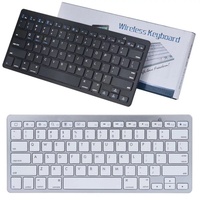 Clavier capacitif mini 10M exclusif transfrontalier pour téléphone portable, sans fil, français-anglais, 78 touches, rétroéclairé mat